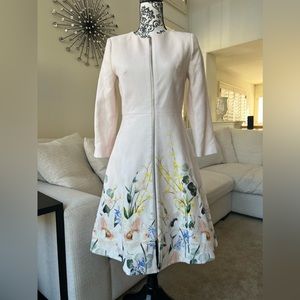 Ted Baker London Printed Dress Size 4